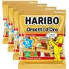 Haribo Orsetti D'Oro Multipack, Caramelle Gommose, Gusto Frutta, 250gr (Confezione da 4)