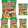Haribo Polka, Caramelle Gommose, Gusto Frutta E Liquirizia, 265gr (Confezione da 5)