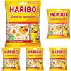 Haribo Uova Al Tegamino, Caramelle Gommose, Gusto Frutta, 175gr (Confezione da 5)