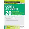 Edizioni Simone Concorso Corte dei Conti 20 Assistenti Amministrativi e Giuscontabili - Manuale per la preparazione alle prove preselettiva e scritte