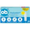 o.b. ProComfort Normal Assorbenti Interni per Mestruazioni, 16 Tamponi | Tamponi interni per flusso da medio a intenso, Protezione 4-in-1 dalle perdite, Senza profumo, Ginecologicamente testati