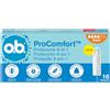 o.b. ProComfort Super Assorbenti Interni per Mestruazioni, 16 Tamponi | Tamponi interni per giorni di flusso intenso, Protezione 4-in-1 dalle perdite, Senza profumo, Ginecologicamente testati