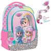 Maricart Zaino Scuola Elementare BFF by Cry Babies Ovetto tondo Rosa con Gadget + Cartellina