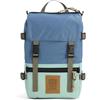 Topo Designs Rover Pack Mini - Zaino piccolo per EDC, gite giornaliere, escursioni, design iconico Denver, commercio equo e solidale + Bluesign, Blu pietra/verde cenere, One Size, Rover Pack Mini