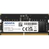 Adata Ram SO-DIMM DDR5 16GB Adata 262 pin 4800MHZ/40Cl/Nero [AD5S480016G-S]