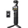 DJI Osmo Pocket 3 Creator Combo, fotocamera Vlogging con CMOS da 1'' e video 4K/120fps, stabilizzazione a 3 assi, tracciamento faccia/oggetti (rinnovato)