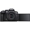 Canon EOS R10 Fotocamera Mirrorless APS-C 24.2MP + RF-S 18-45mm IS STM | Mirrorless pronta per sport e azione; sensore APS-C 24.2MP; mirino OLED 0.39 pollici, monitor LCD touchscreen 7.5 cm