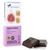 Ciokarrua | Cioccolato Modica Fichi e Noci | Tavoletta Cioccolato Modica IGP Senza Lattosio - 100 Gr | Cioccolato Lavorato Basse Temperature