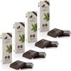 ANTICO CAFFE' NOVECENTO Ciokarrua | Cioccolato Modica Menta | Cioccolato Grezzo Lavorato Modica | Tavoletta Cioccolato Senza Lattosio IGP | Cioccolata in Tavolette - 4 x 100 Gr