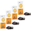 ANTICO CAFFE' NOVECENTO Ciokarrua | Cioccolato Arancia Modica IGP | Grezzo Modica Lavorato Artigianale | Tavoletta Cioccolato Senza Lattosio | Cioccolata Tavolette - 4 x 100 Grammi