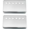 Musiclily Pro 49,2mm Cover Copri Pickup Humbucker Cromato Set di 2 | Lega Nickel Argento,per Chitarra Elettrica America