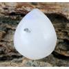 Certificato Naturale Bianco Luna 21.40 Carato Pera Cabochon Gemma T16233