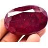 Gemscopious 301.5 CT Naturale Grande Rosso Rubino Certificato Museum Uso Trattato Ovale Cut