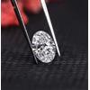 Certificato Diamante Naturale 4.00 Ct Ovale Taglio Brillante D VVS1 Sciolto
