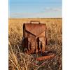 Fatto a mano Vintage Brown Zaino In Vera Pelle Uomo Fatto A Mano Con Organizer SMART