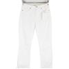 P_JEAN Christie Jeans Donna W26 Bootcut Fit Bianco Con Zip