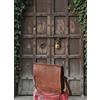 Fatto a mano Pelle Vintage Borsa a Tracolla 18 " Marrone Completo Pattina Handmade Laptop
