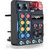 PXN CB1 Button Box - Pannello Laterale per Volante, Controller Ausiliario ETS2 - Solo per PC | 19 Pulsanti, RGB, USB | Pannello di Controllo per Simulazione di Corse, Camion, Volo e Agricoltura