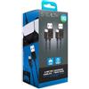 STEALTH SP-C10V 3M Cavi doppi Premium intrecciati Play & Charge per PS5