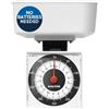 Salter 022 WHDR Bilancia da cucina meccanica dietetica, compatta, bilancia per alimenti senza batteria con quadrante grande, Capacità massima 500 g, Misure con incrementi di 5 g, Dimensioni 11 x 15 cm