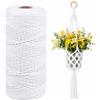 Carehabi Macrame Corda 2mm x 200m Filo di Cotone | per Bricolage Arazzi Decorazioni
