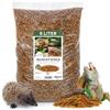 WILDLIFE HOME Edel Verme di farina essiccati, 5 l, vermi secchi per ricci, criceti, rettili & Co. I vermi della farina essiccati, cibo per insetti