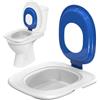 Generico Istruttore per toilette gatto, sedile per WC gatto - Trainer per la lettiera - Tappetino riutilizzabile con tappetino per sabbia