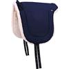 QHP Bareback Pad in Size: Full (EU). - Dark Blu - Full