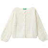 United Colors of Benetton Maglia Coreana M/L 1076g500j Maglione Cardigan Bambine e Ragazze (Pacco da 1)