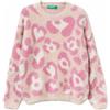 United Colors of Benetton Maglia G/C M/L 1f2mh102y Maglione Bambine e Ragazze