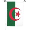 KWQDOZF Bandiera dell'Algeria, piccolo striscione decorativo da giardino, 12x18 po