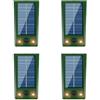 HUAJUEJUE 4X Animali solari a batteria, per gatti, cani, uccelli, scoiattoli, guaine, pappagalli, conigli, volpi, cervi, con luci a LED per il rilevamento del movimento