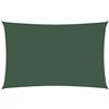 vidaXL Parasole a Vela Oxford Rettangolare 2x4,5 m Verde Scuro