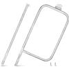 MGiessca Tubo di Bruciatore in Acciaio Inossidabile 65032 per Weber Q300 Q320 Q3000 Q3200, Ricambio Brenner per Weber 404341 424001 426001 57060001 57067001, Sostituto Ersatzteil 60036 13122 80385 80387
