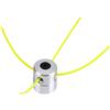 Fdit Testina Universale in Alluminio con Set di Filo per Decespugliatore Accessori per Tagliaerba Sostituzione del Tagliabordi a Filo