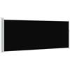 vidaXL Tenda da Sole Laterale Retrattile 117x314 cm Nera