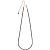 Remo Gammella Collana Donna Tennis Argento 925 Bagnato in Oro e Zirconi - Taglio Diamante da 2 mm - Lunghezza regolabile da 37 a 44 cm - Collana Tennis Uomo - Varianti di Colore.