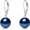 VONALA Orecchini con perle in argento Sterling, da appendere, per donne e ragazze