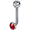 COCOCO 1 PZ Verticale Cappuccio Piercing Fiore Labbro Anelli Opale Sexy Vagina Genitale Piercing VCH Piercing Sopracciglio Gioielli