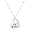 Philip Jones Collana Cuore Big Sister Creata con Cristalli Zircondia®