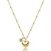 Brosway Collana Donna in Acciaio | Collana con Cristalli e Simbolo Cuore | Collezione Chakra - BHKN194