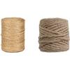La cordeline CJN37 Roll spago Iuta 200 m & Windhager Cordoncino Iuta, Filo di Legatura, Naturale, 4 mm x 50 m, 06158, Beige