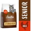 Smilla Senior Sterilised con Pollame Crocchette gatto - 4 kg