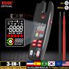 BSIDE Pinza amperometrica digitale professionale U6 Forcella 600A Pinza amperometrica T-RMS Corrente AC DC OpenJaw Tester elettrico Multimetro automatico