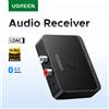 UGREEN AUX Ricevitore Bluetooth LDAC AAC Hi-Fi Jack da 3,5 mm 2RCA RCA Audio Adattatore Bluetooth 6.0 Ricevitori 15 ore per altoparlante per auto PC