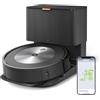 iRobot Roomba J7+ Grafite, Robot Aspirapolvere Wi-Fi, Svuotamento Automatico, Rilevamento Ostacoli, 2 Spazzole In Gomma Multi-Superficie, Programmabile con App E Assistente Vocale