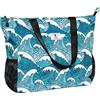 ESVAN Grande borsa da spiaggia resistente all'acqua leggera da 50,8 cm da donna oversize borsa tote per palestra, spiaggia, viaggi, piscina, yoga, infermiere
