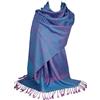 GFM, pashmina con motivo floreale a foglie
