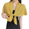 NiceYnn Scialle Maglia annodata Sciarpa Spalla Poncho all'Uncinetto Mantello Hollow Matrimonio Serata Cerimonia Compleanno Elegante Casual