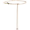 SZLIFE Cintura in Vita da Donna, Stile Bohémien, con Perline e Corda Cerata, per, Cintura Decorativa in Tessuto